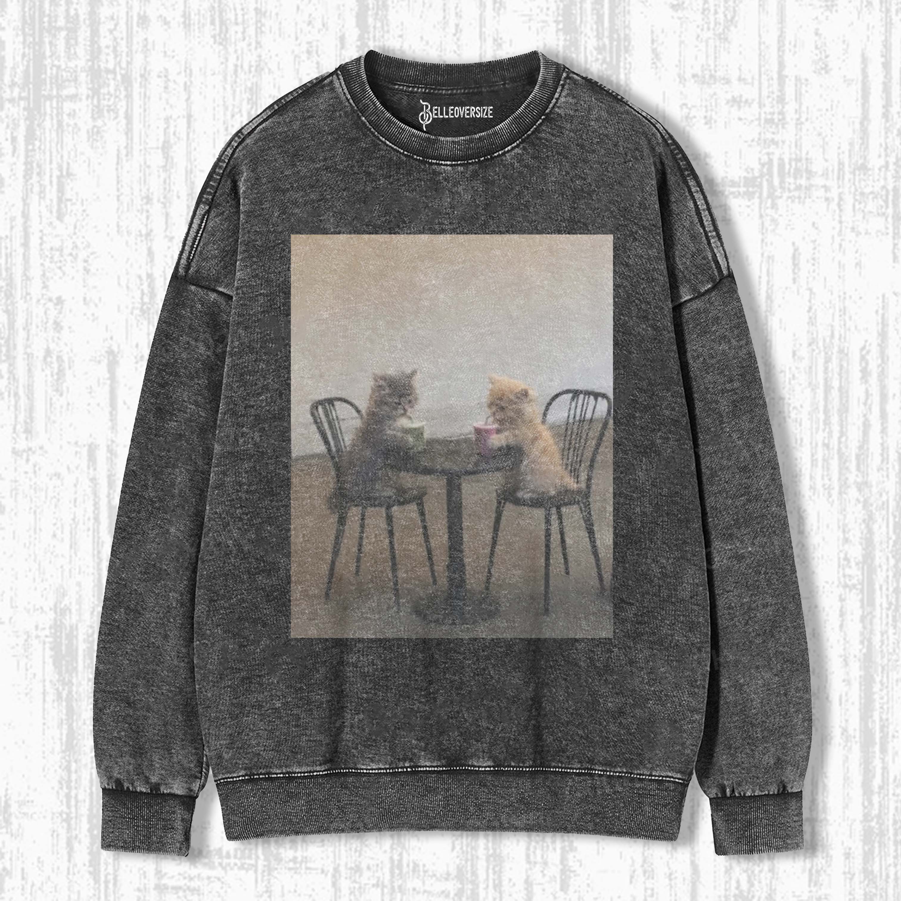 WACKY CAT SWEATSHIRTS