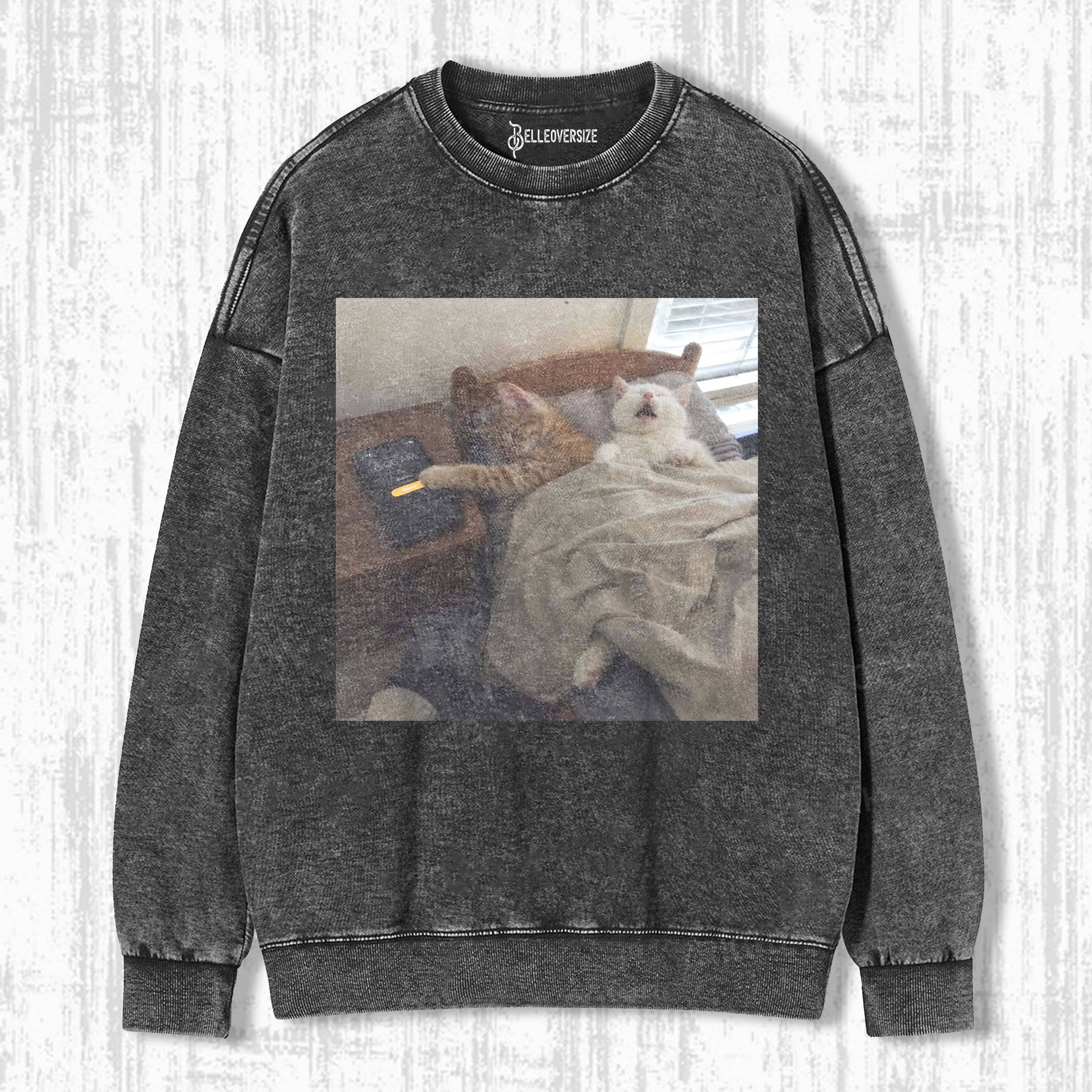 WACKY CAT SWEATSHIRTS