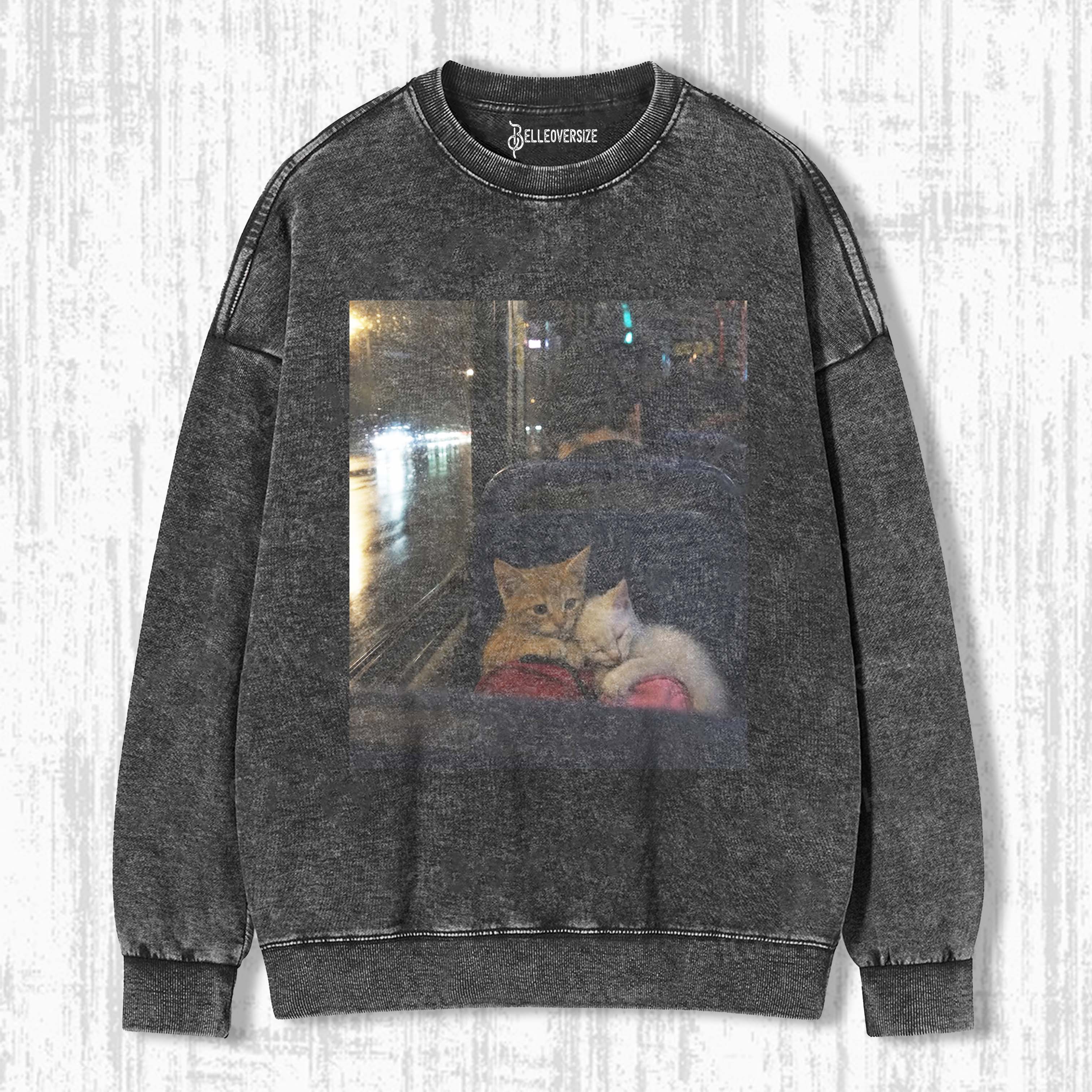 WACKY CAT SWEATSHIRTS