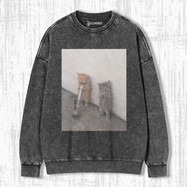 WACKY CAT SWEATSHIRTS