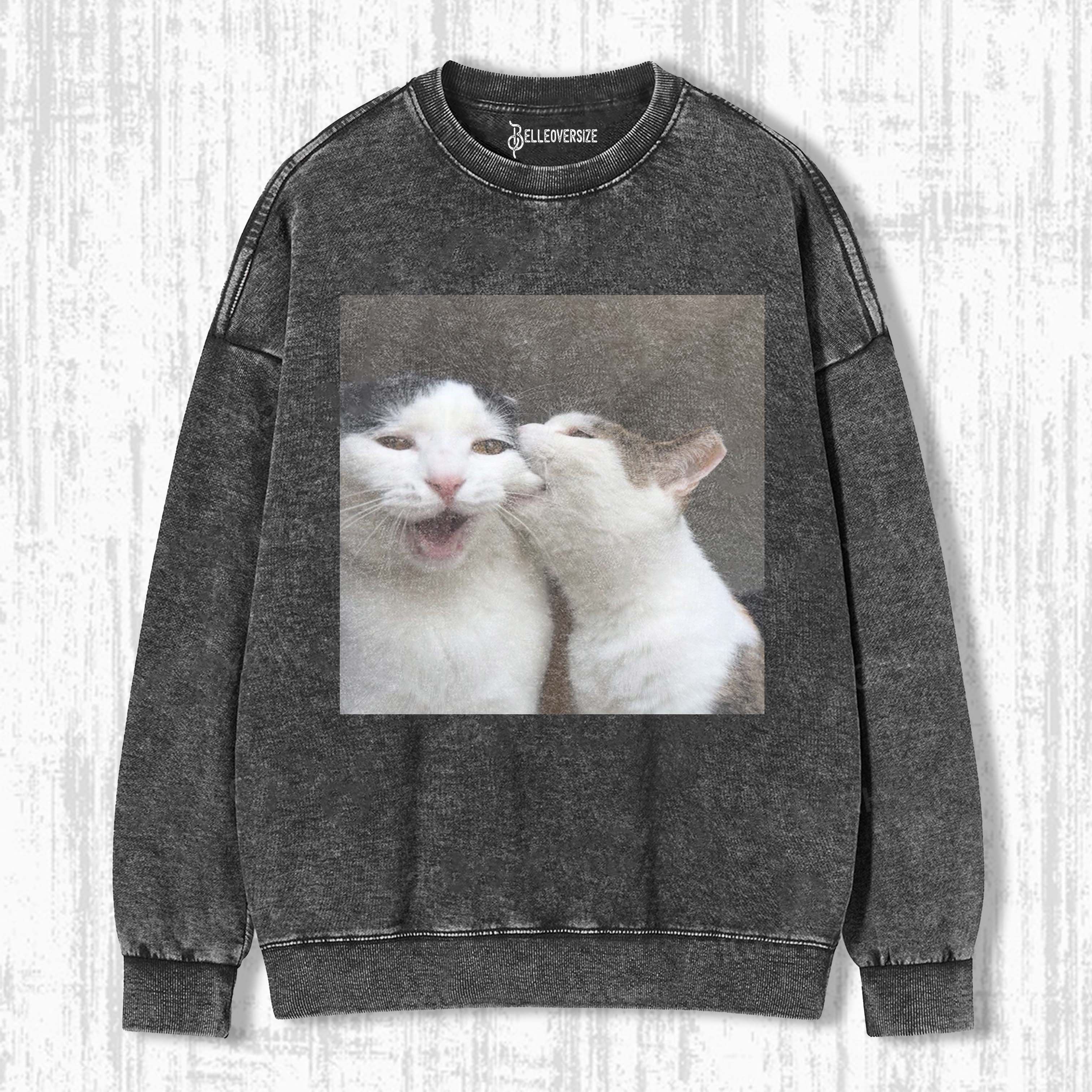 WACKY CAT SWEATSHIRTS