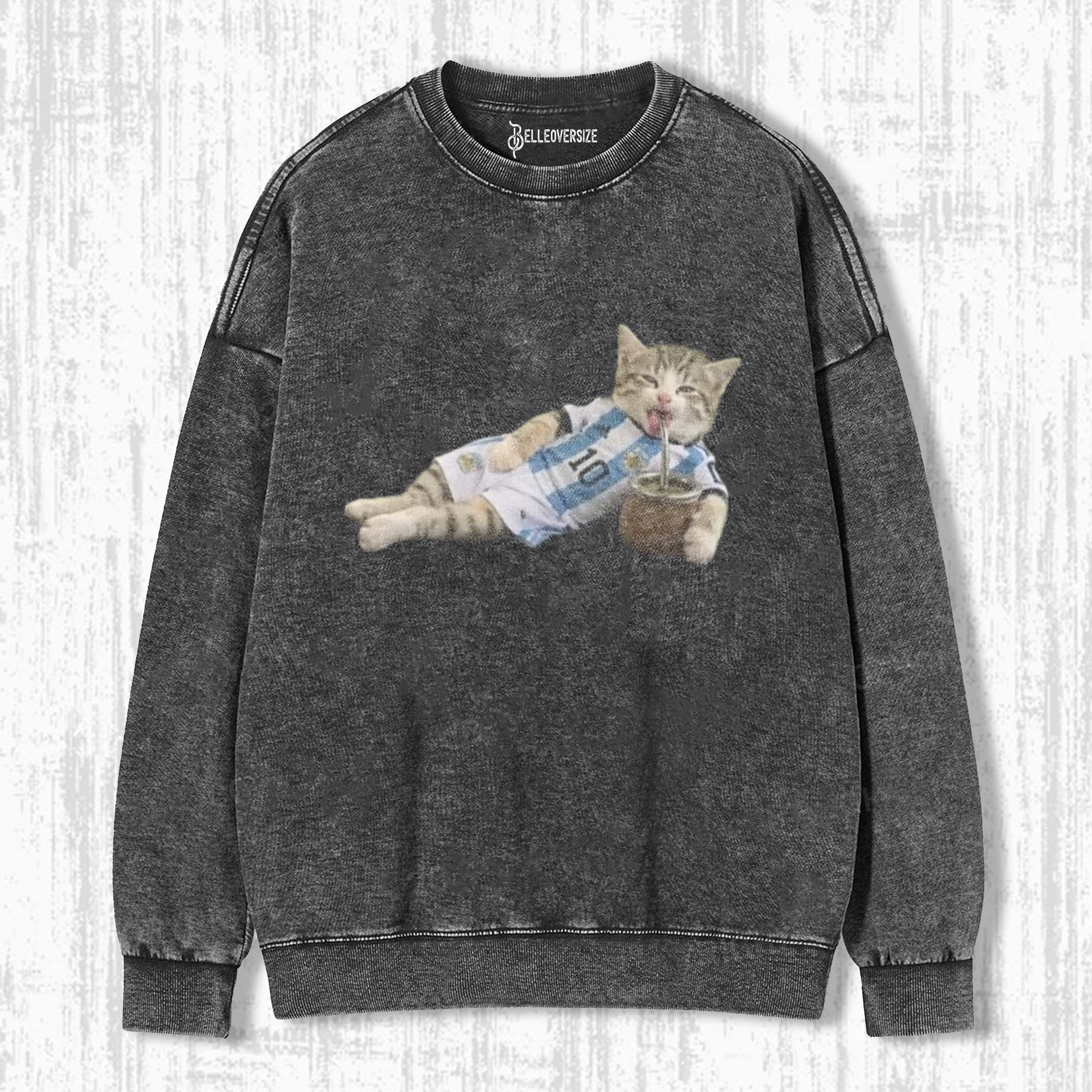 WACKY CAT SWEATSHIRTS