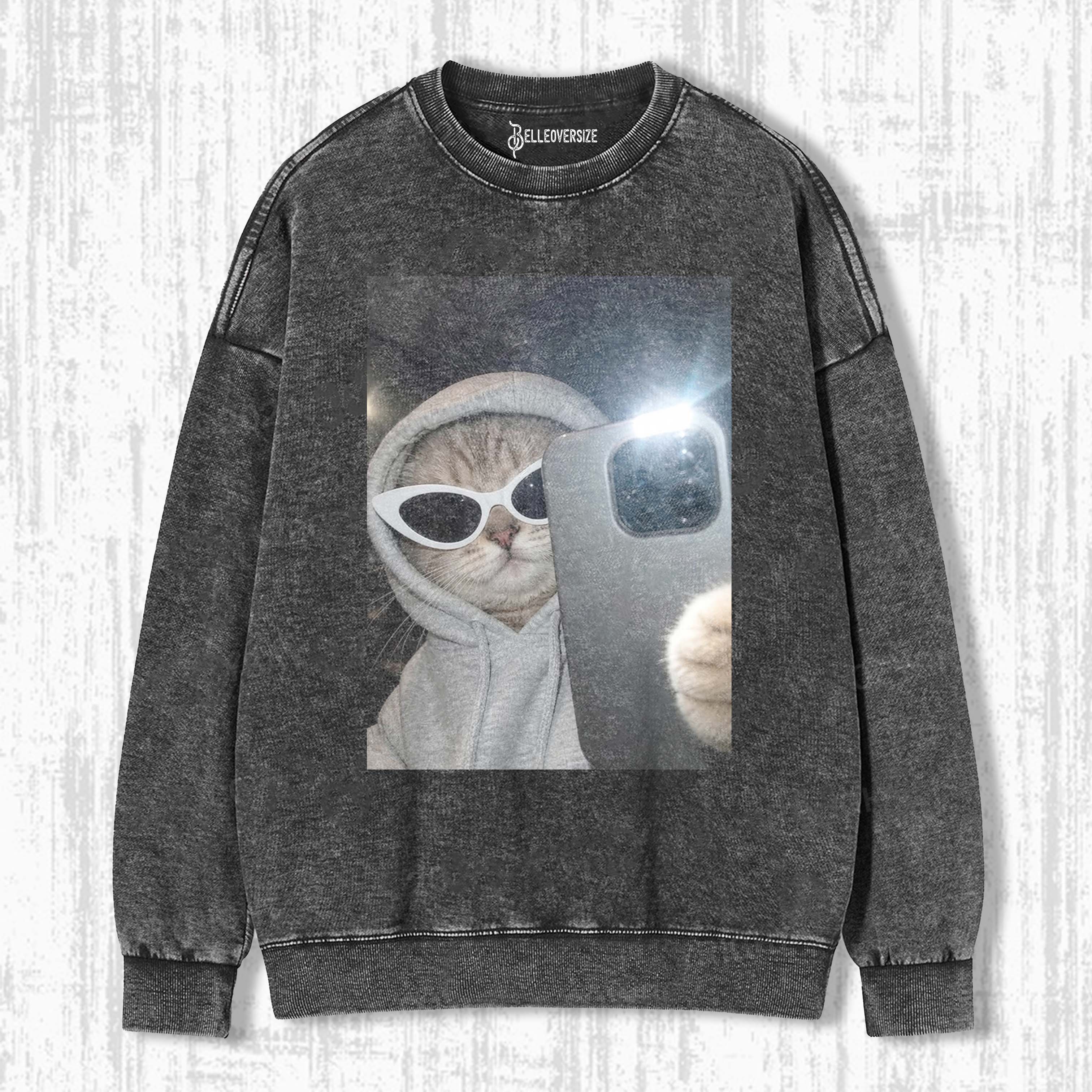 WACKY CAT SWEATSHIRTS