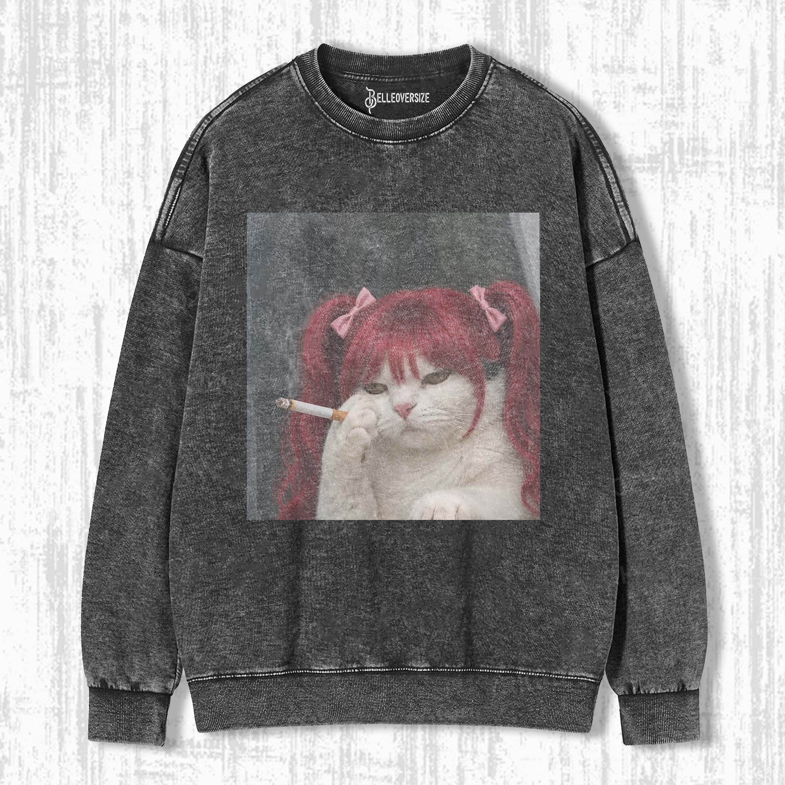 WACKY CAT SWEATSHIRTS