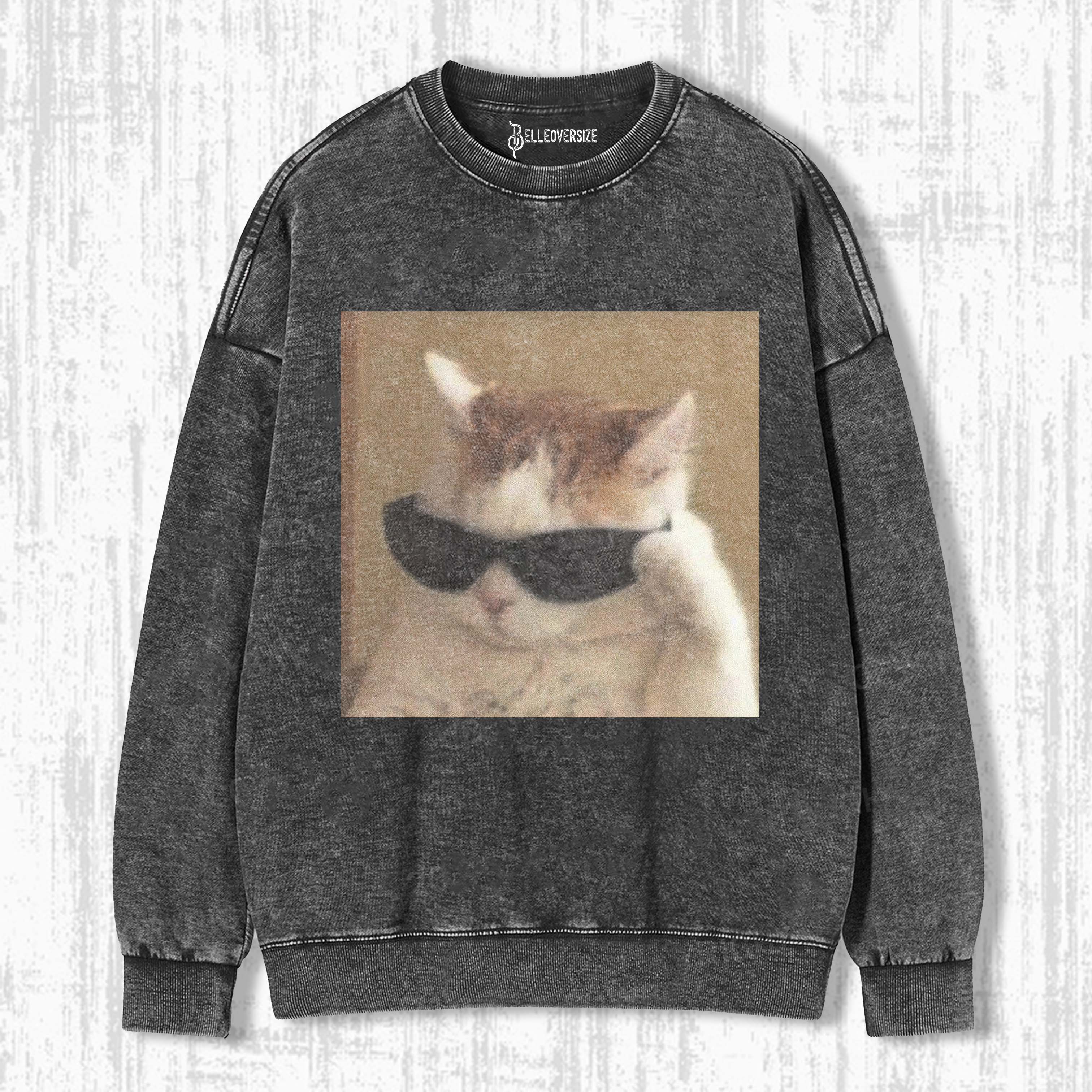 WACKY CAT SWEATSHIRTS