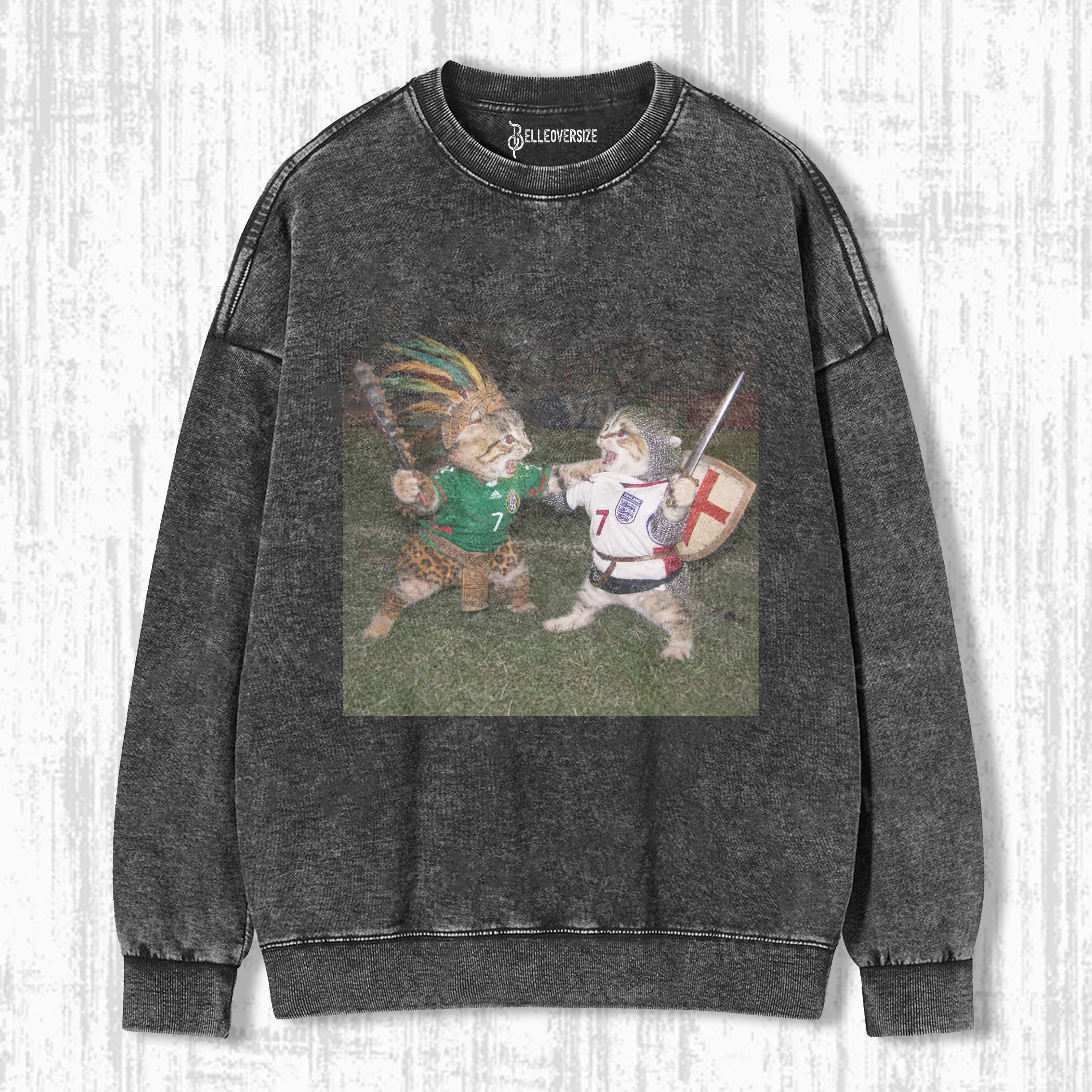 WACKY CAT SWEATSHIRTS