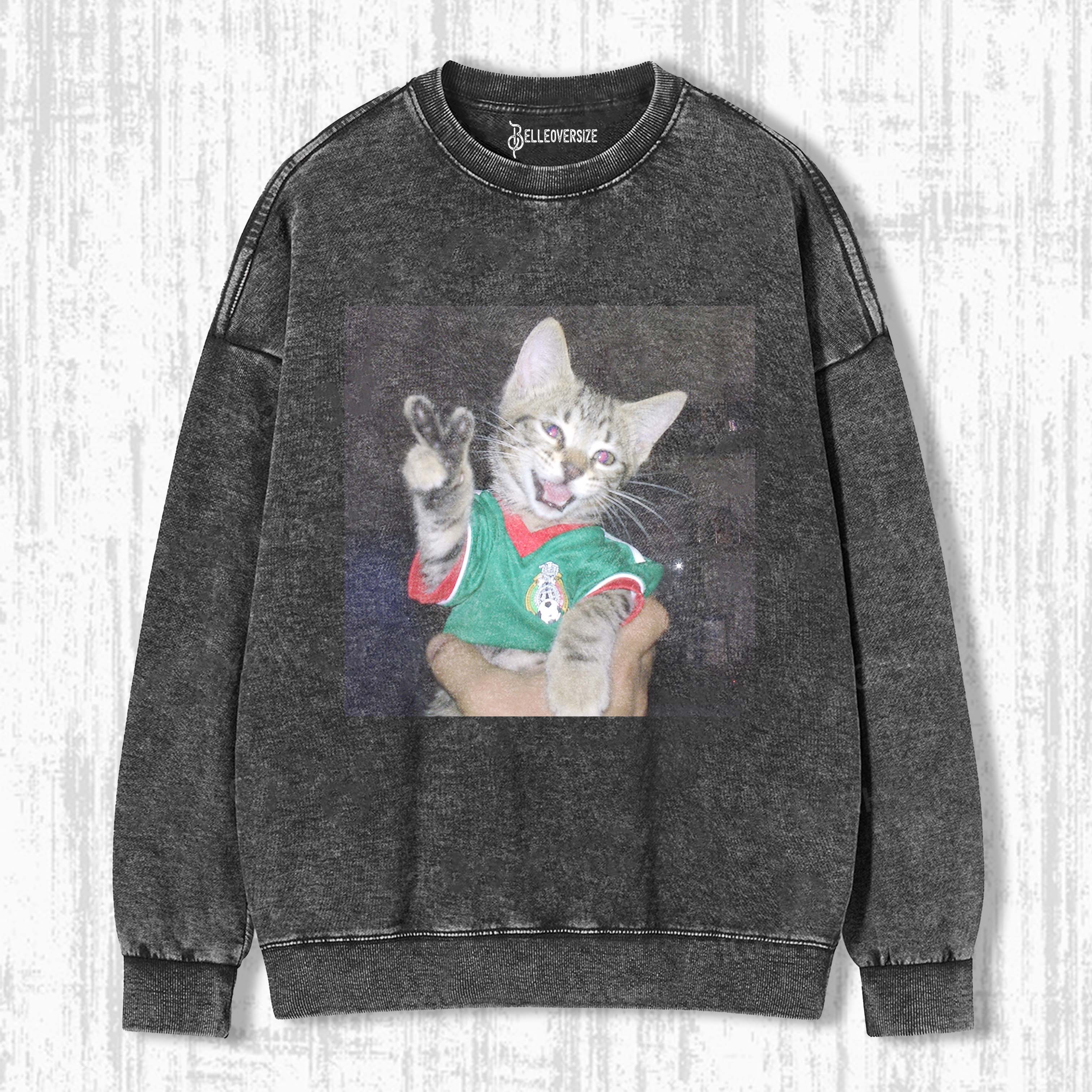 WACKY CAT SWEATSHIRTS