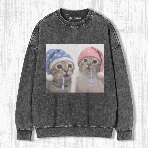 WACKY CAT SWEATSHIRTS