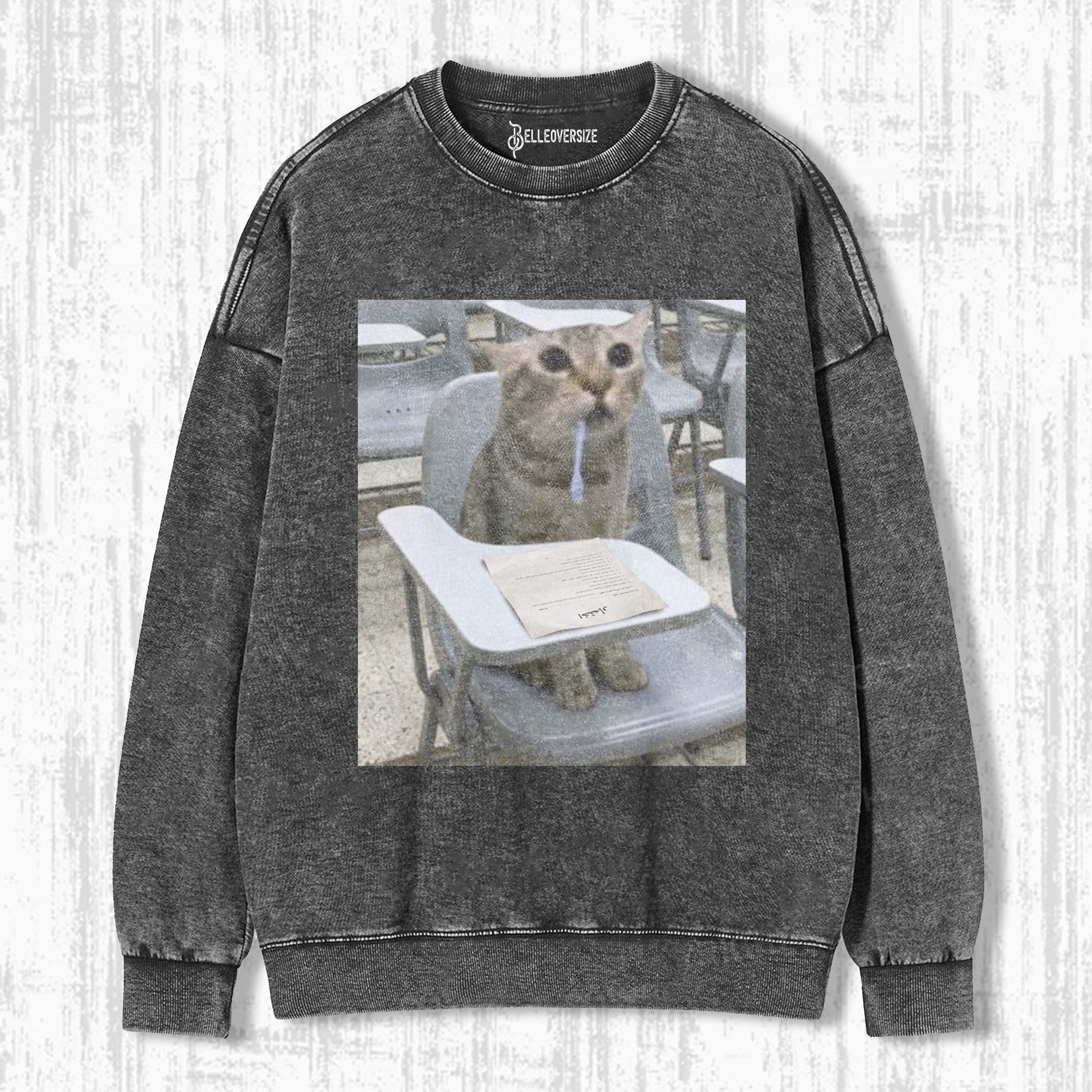 WACKY CAT SWEATSHIRTS