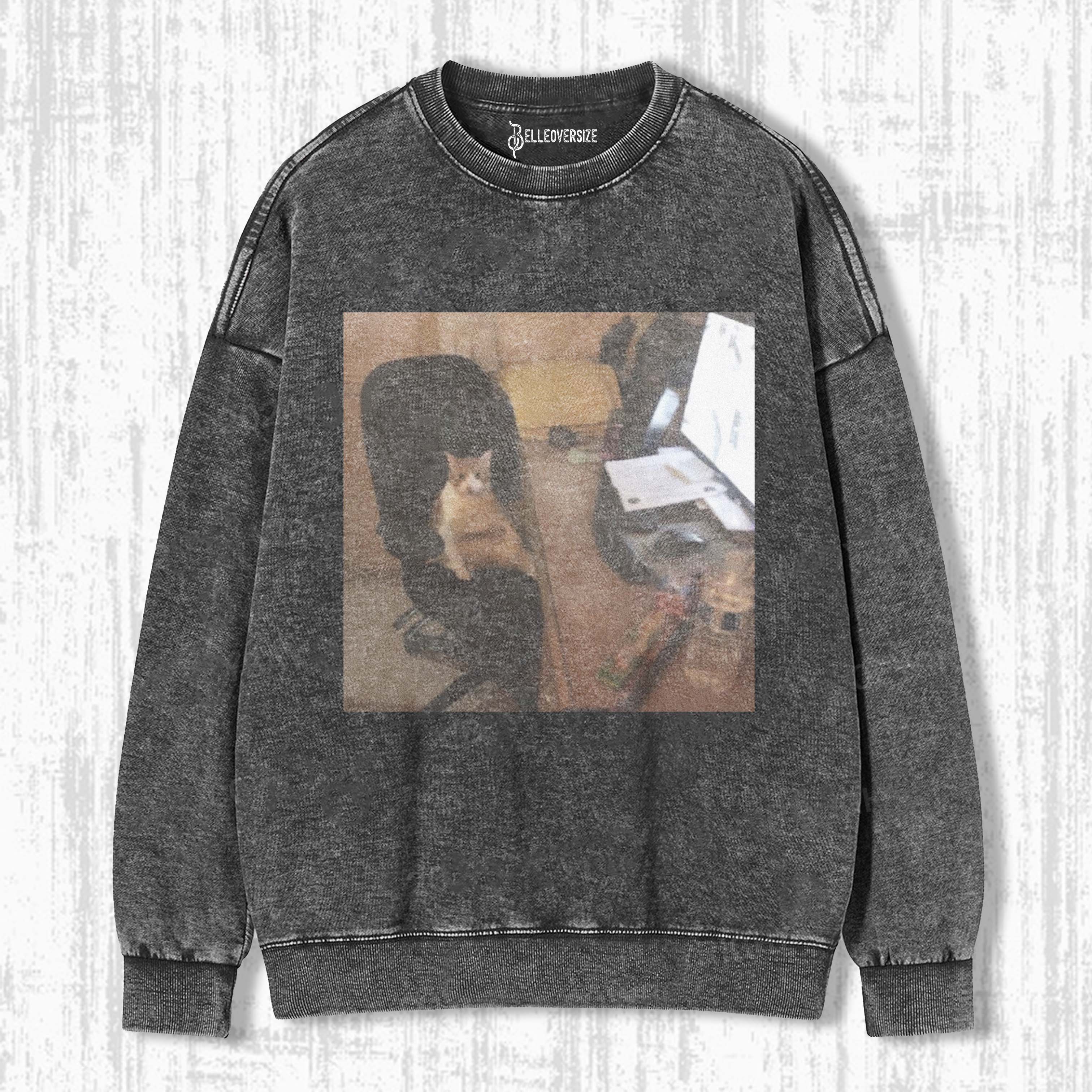 WACKY CAT SWEATSHIRTS