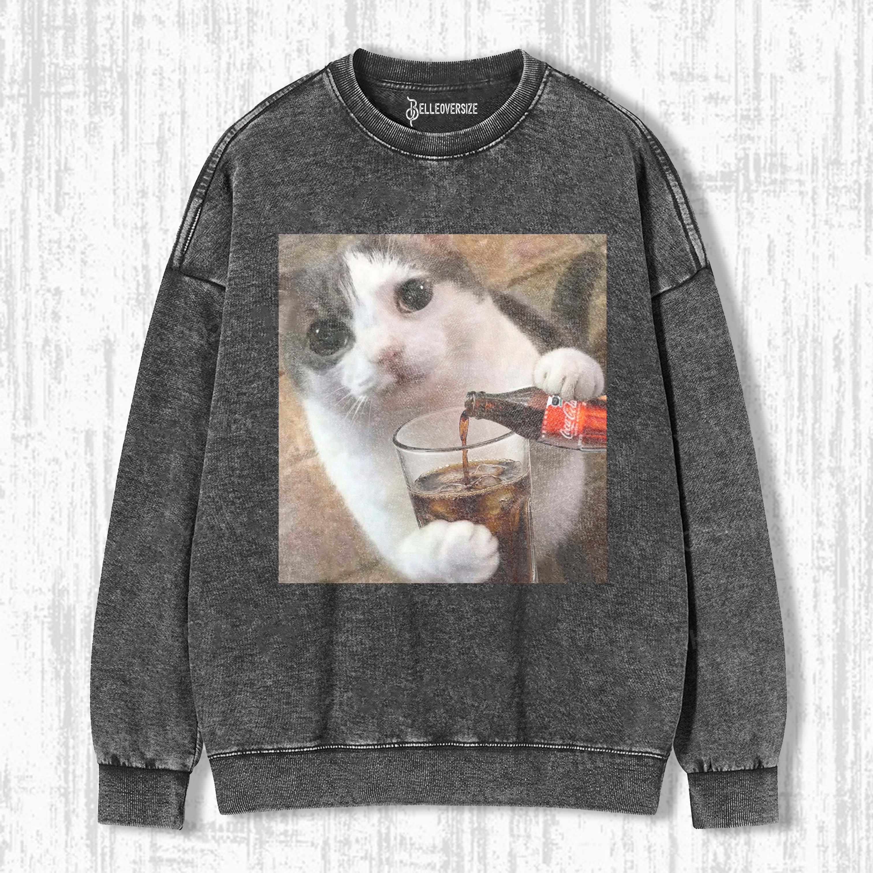 WACKY CAT SWEATSHIRTS