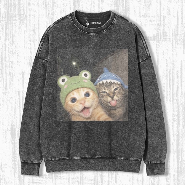 WACKY CAT SWEATSHIRTS