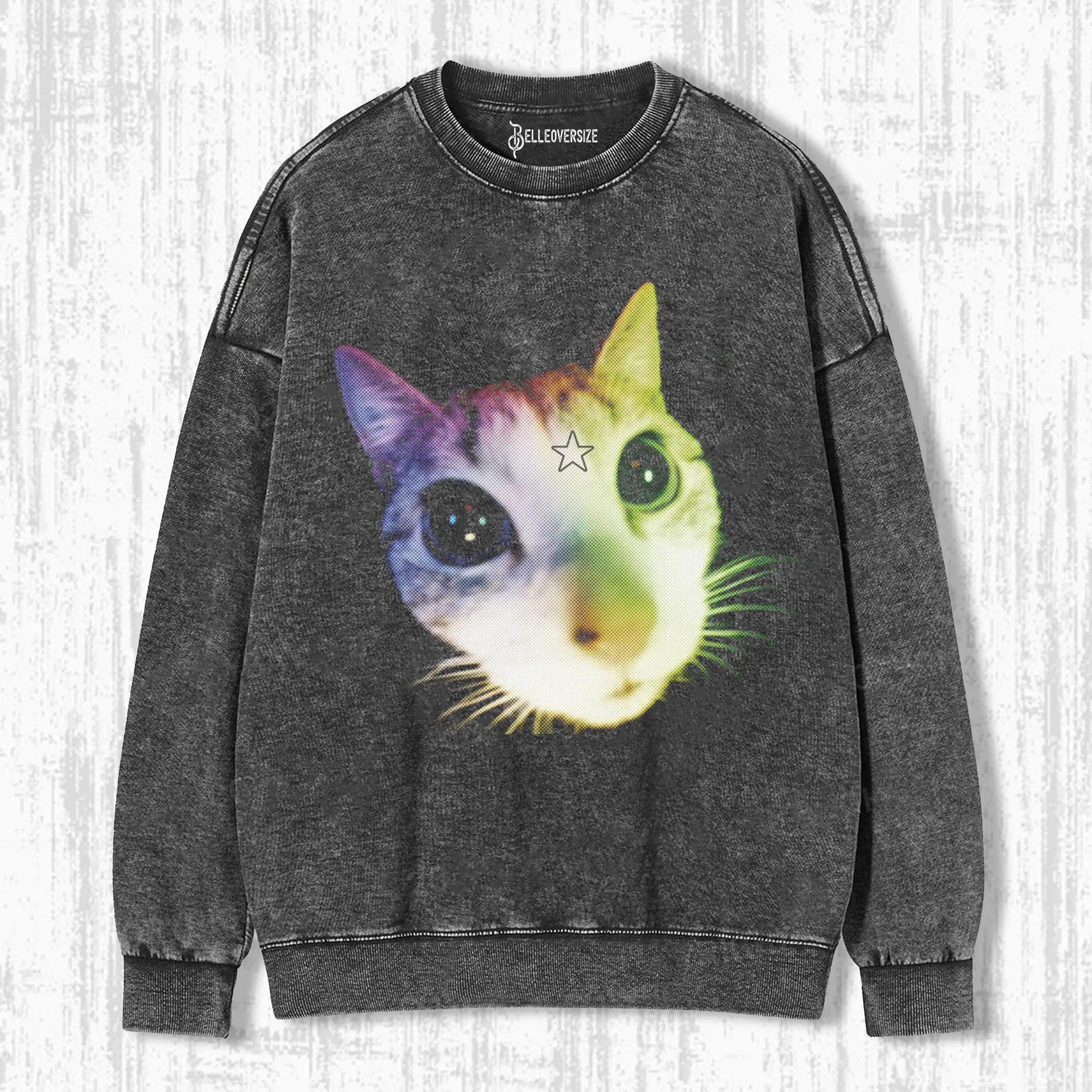 WACKY CAT SWEATSHIRTS