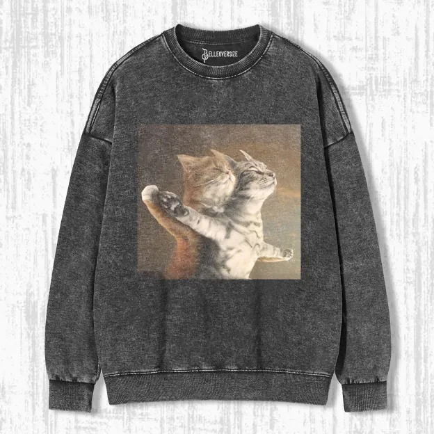 WACKY CAT SWEATSHIRTS