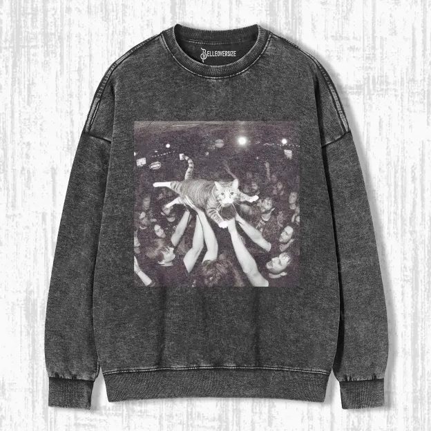 WACKY CAT SWEATSHIRTS