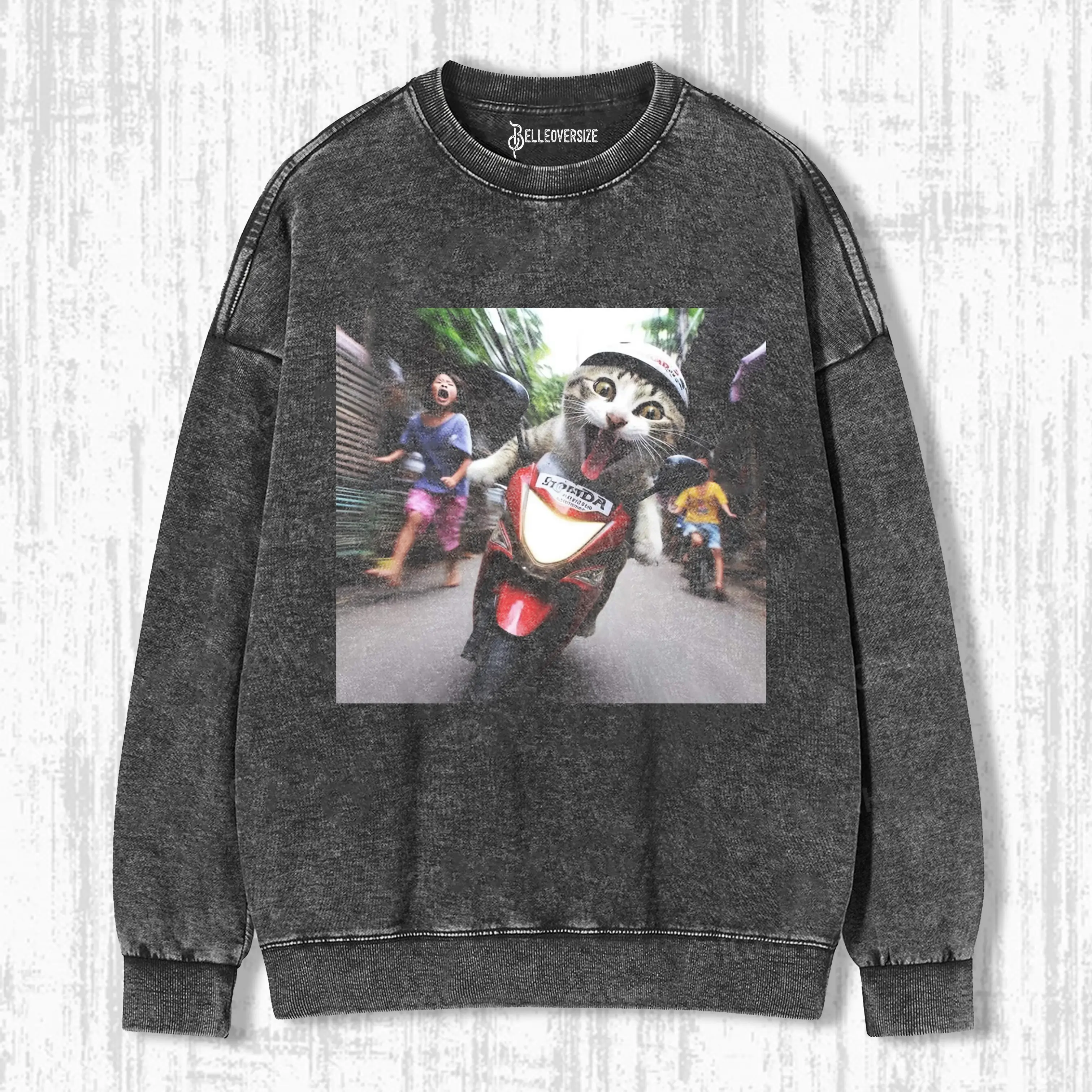 WACKY CAT  SWEATSHIRTS 