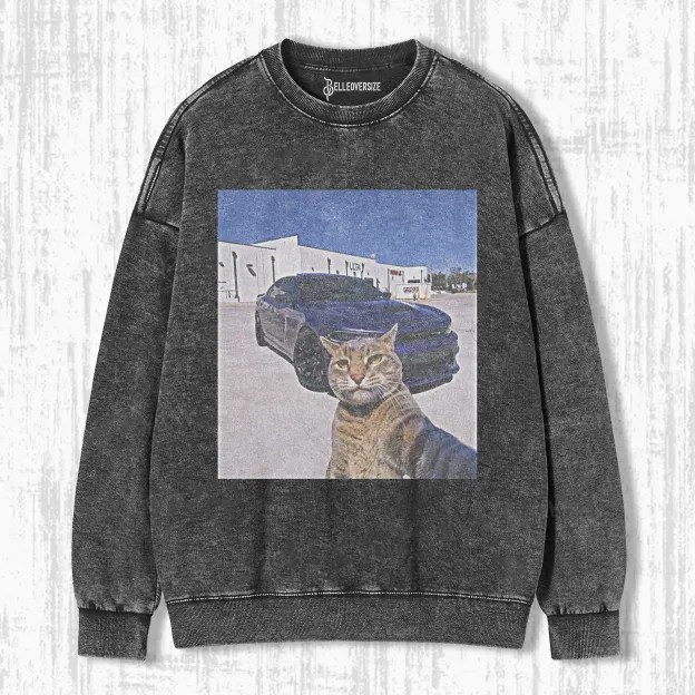 WACKY CAT SWEATSHIRTS