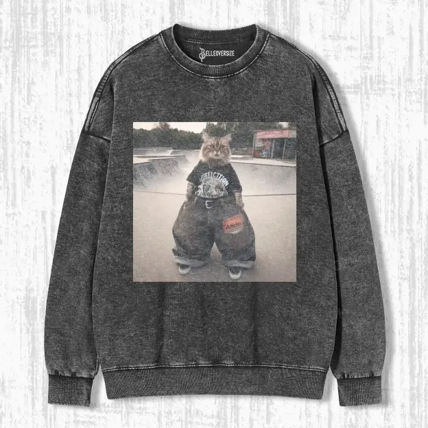 WACKY CAT SWEATSHIRTS