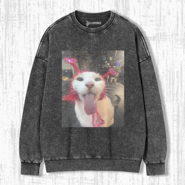 WACKY CAT SWEATSHIRTS