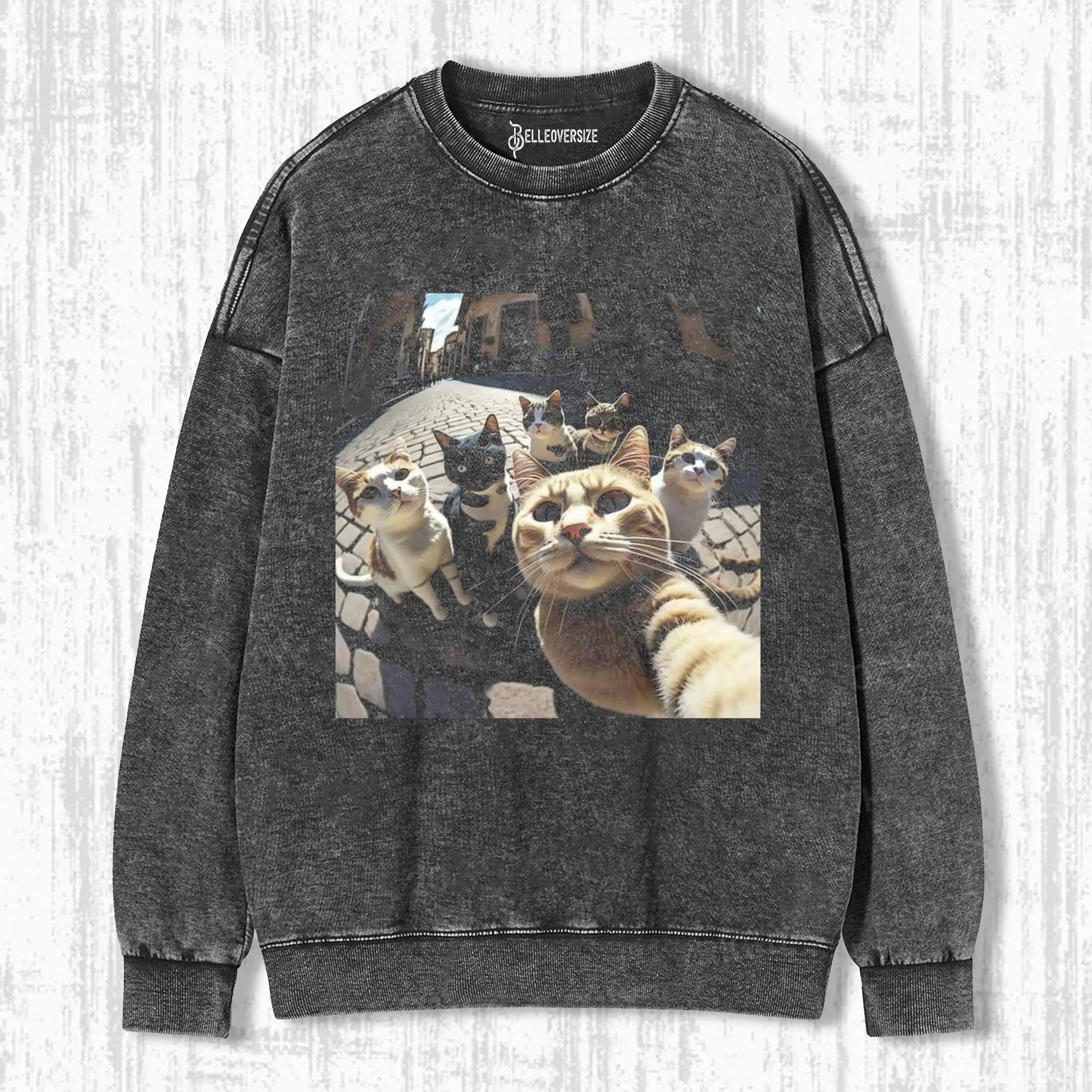 WACKY CAT SWEATSHIRTS 