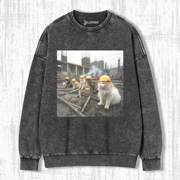 WACKY CAT SWEATSHIRTS 