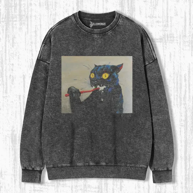 WACKY CAT SWEATSHIRTS