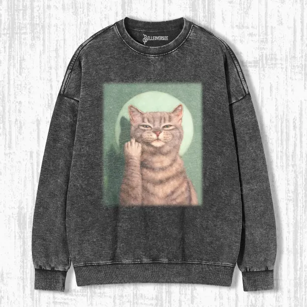 WACKY CAT  SWEATSHIRTS