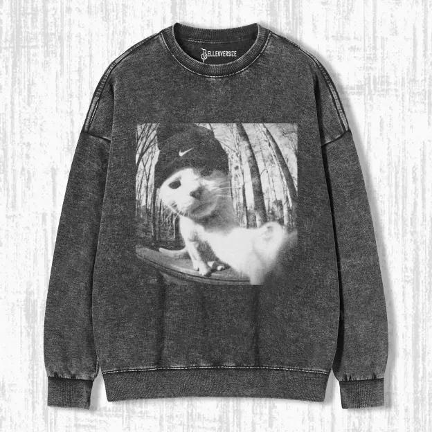 WACKY CAT SWEATSHIRTS