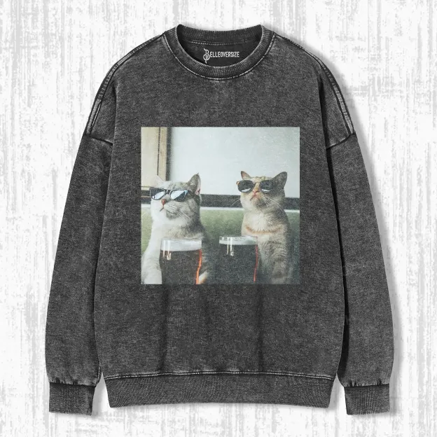 WACKY CAT SWEATSHIRTS