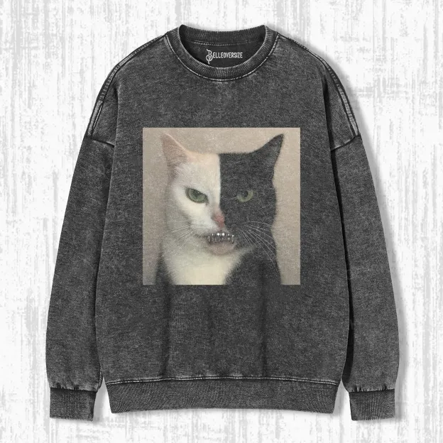 WACKY CAT SWEATSHIRTS