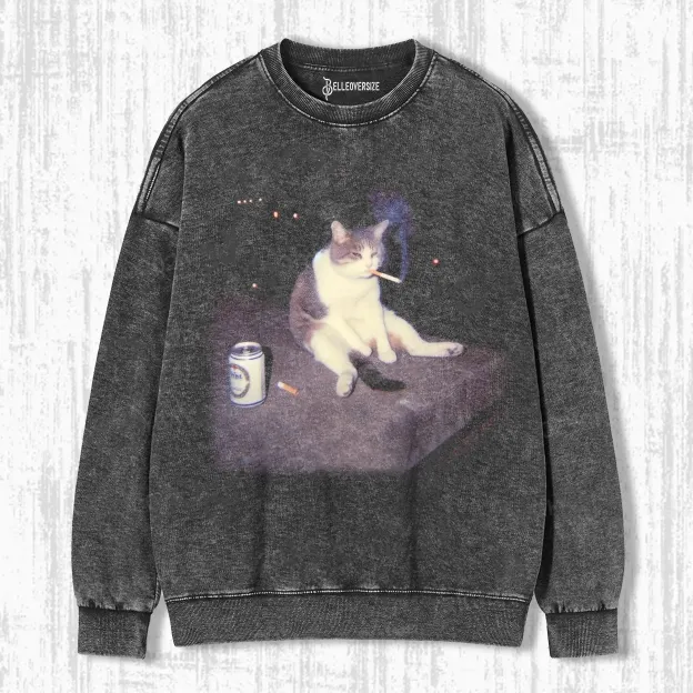 WACKY CAT  SWEATSHIRTS