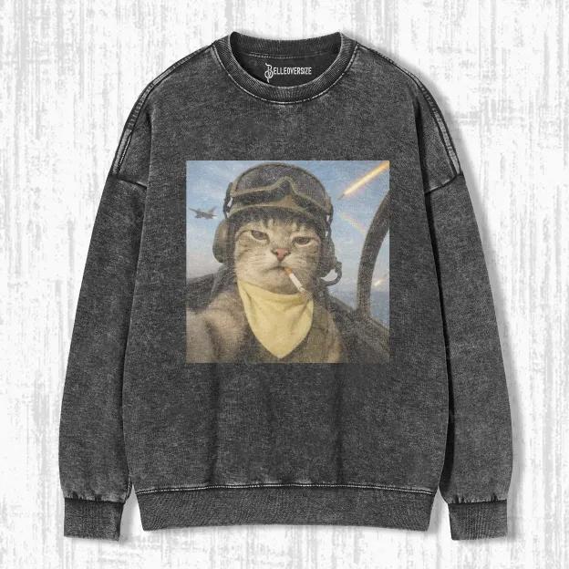 WACKY CAT SWEATSHIRTS