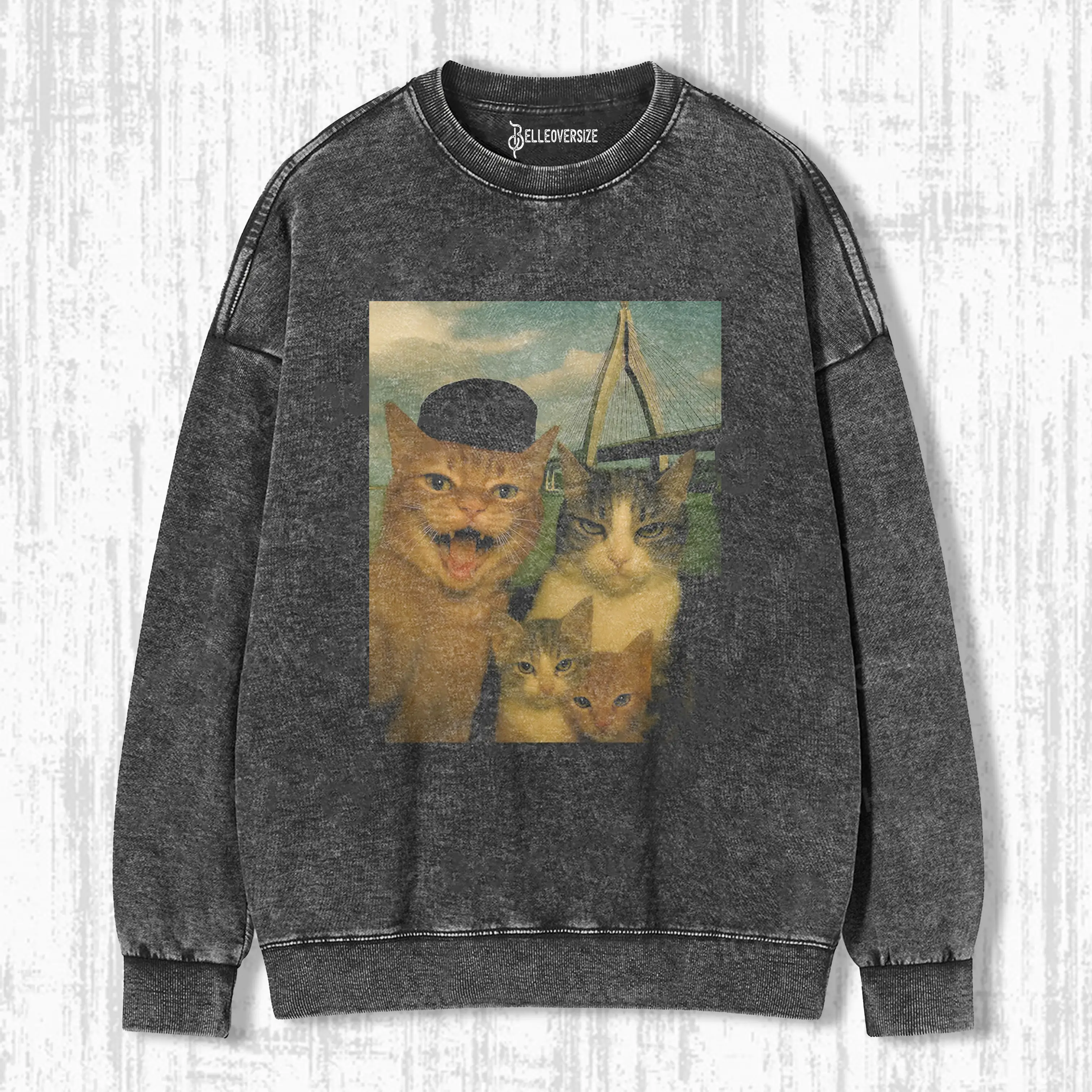 WACKY CAT  SWEATSHIRTS