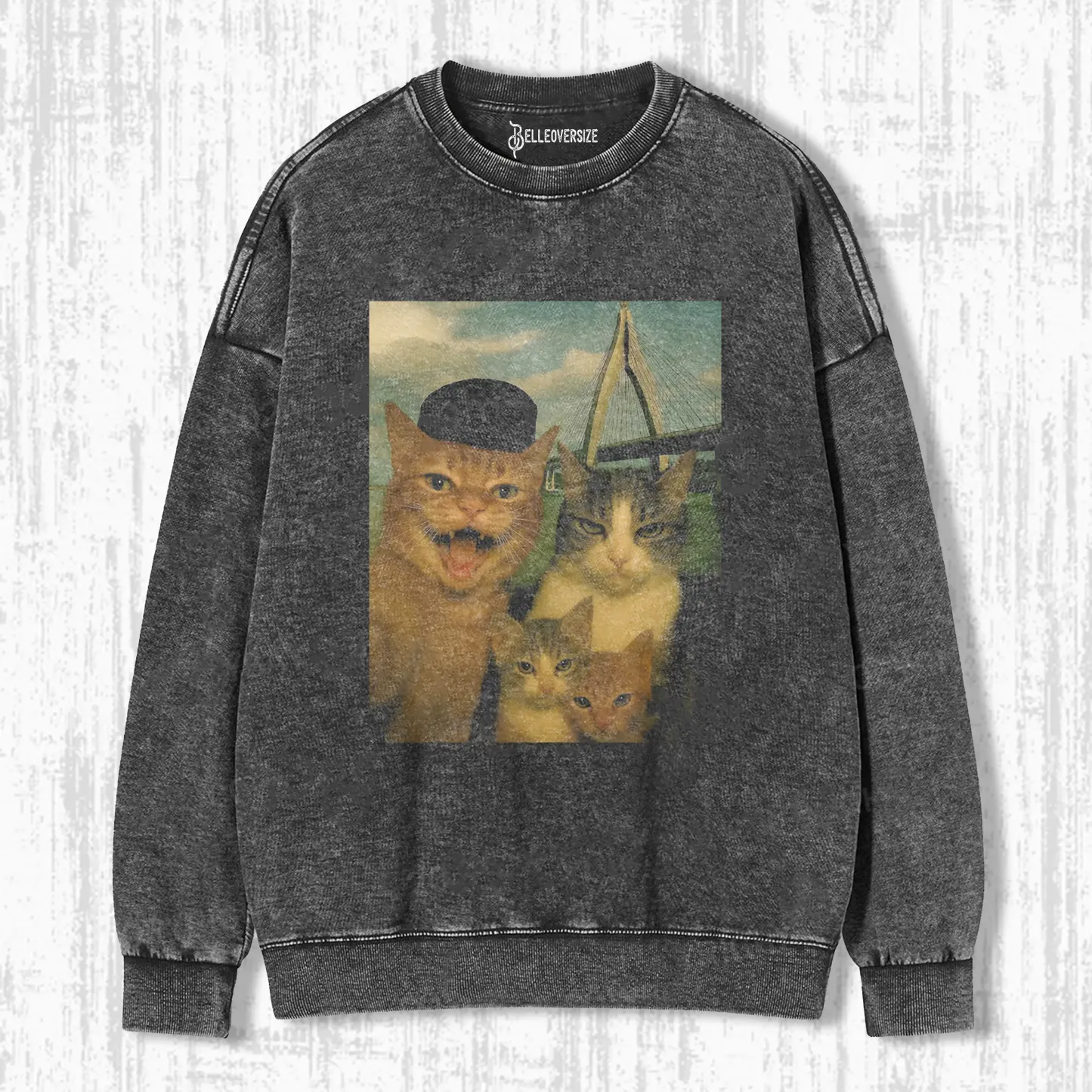 WACKY CAT SWEATSHIRTS