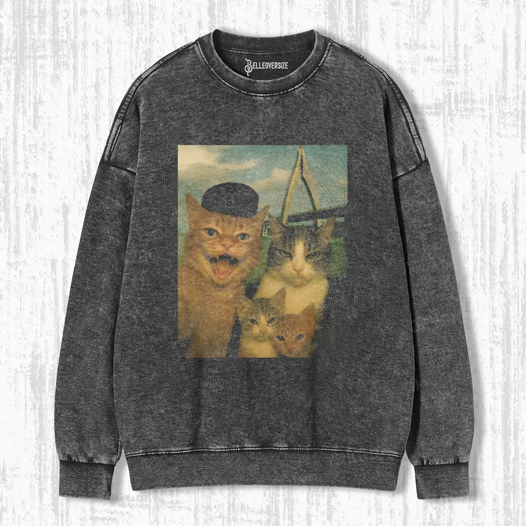 WACKY CAT SWEATSHIRTS