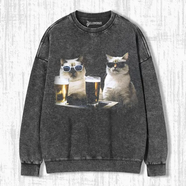 WACKY CAT  SWEATSHIRTS