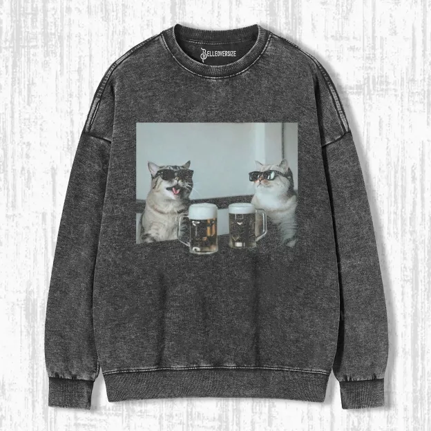 WACKY CAT  SWEATSHIRTS
