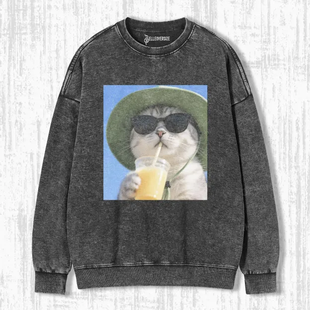 WACKY CAT SWEATSHIRTS