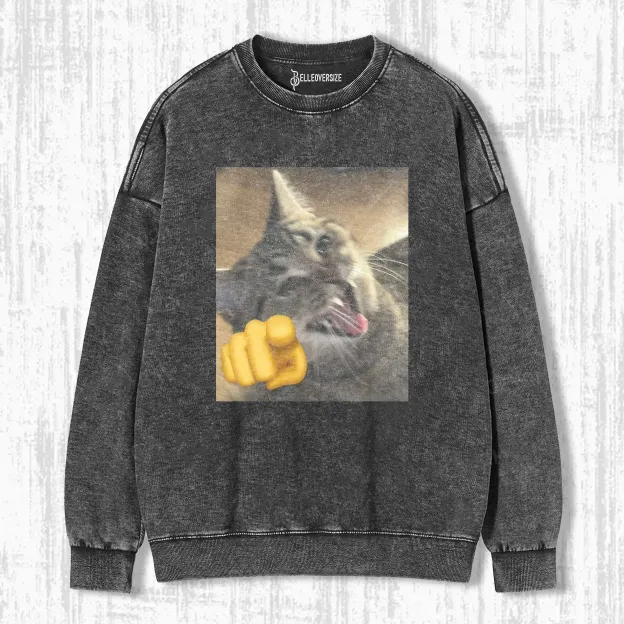 WACKY CAT  SWEATSHIRTS