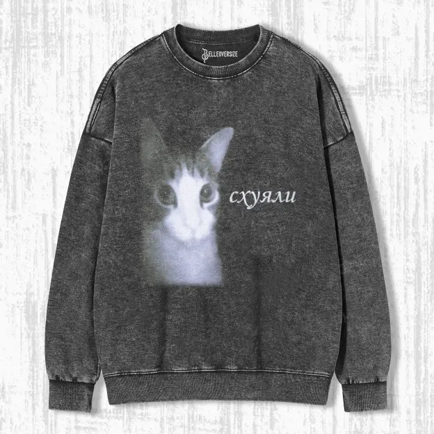 WACKY CAT  SWEATSHIRTS