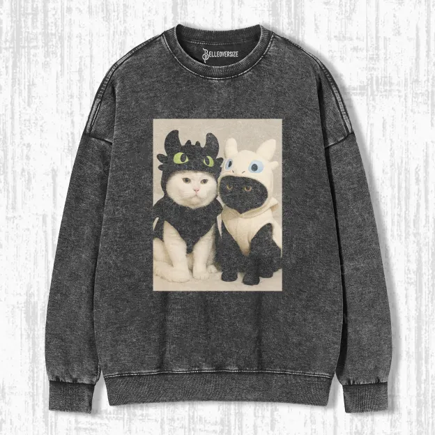 WACKY CAT  SWEATSHIRTS
