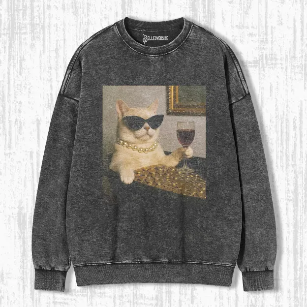 WACKY CAT SWEATSHIRTS