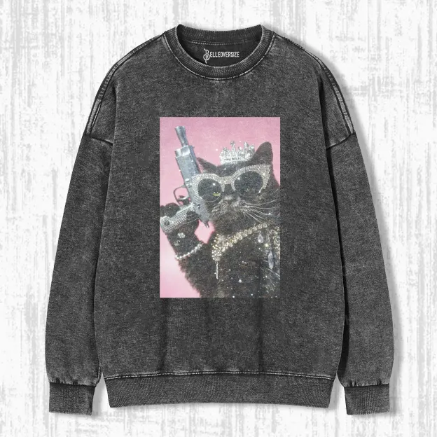 WACKY CAT SWEATSHIRTS 