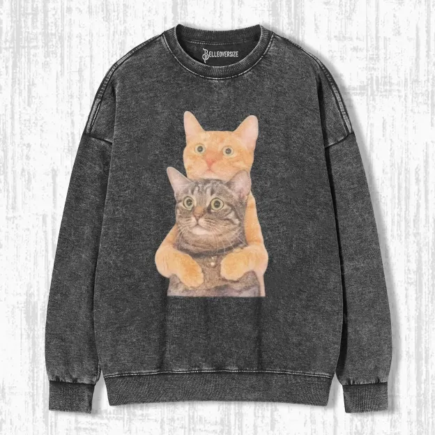 WACKY CAT SWEATSHIRTS