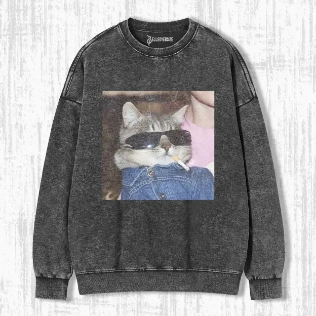 WACKY CAT SWEATSHIRTS