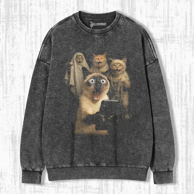 WACKY CAT SWEATSHIRTS