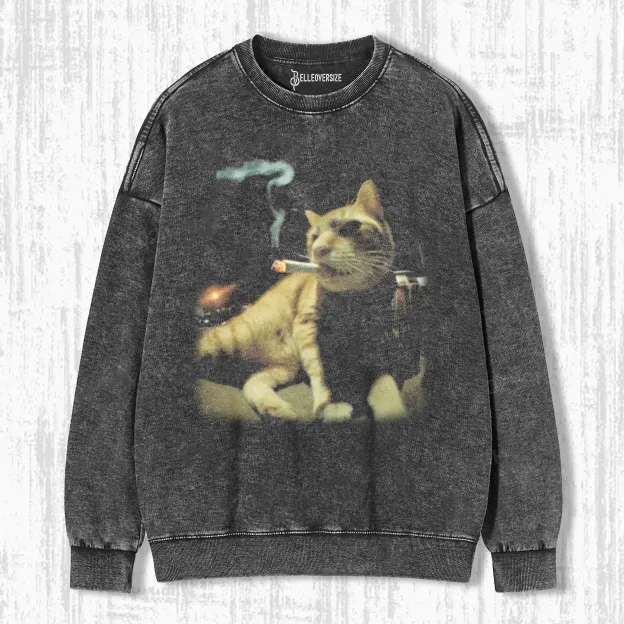 WACKY CAT SWEATSHIRTS