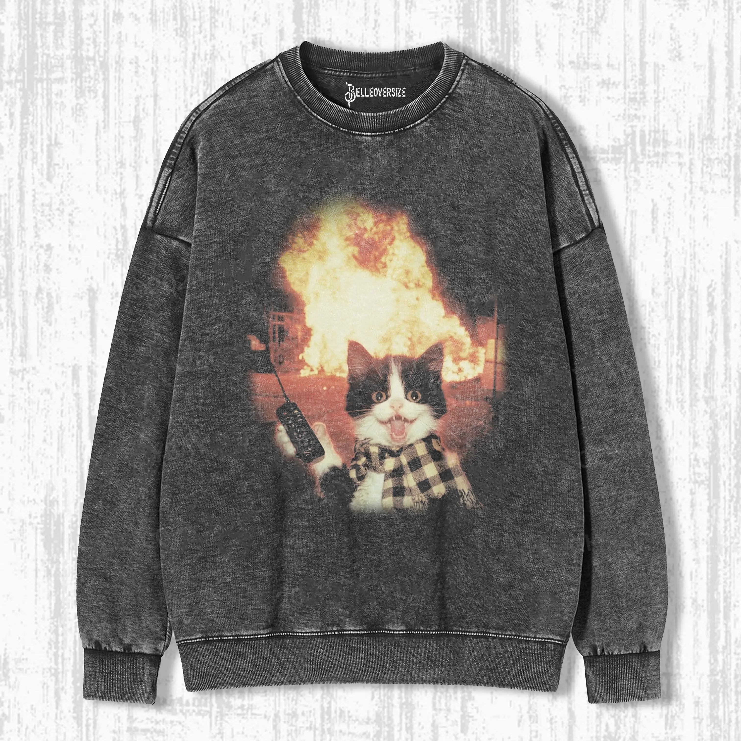 WACKY CAT  SWEATSHIRTS 