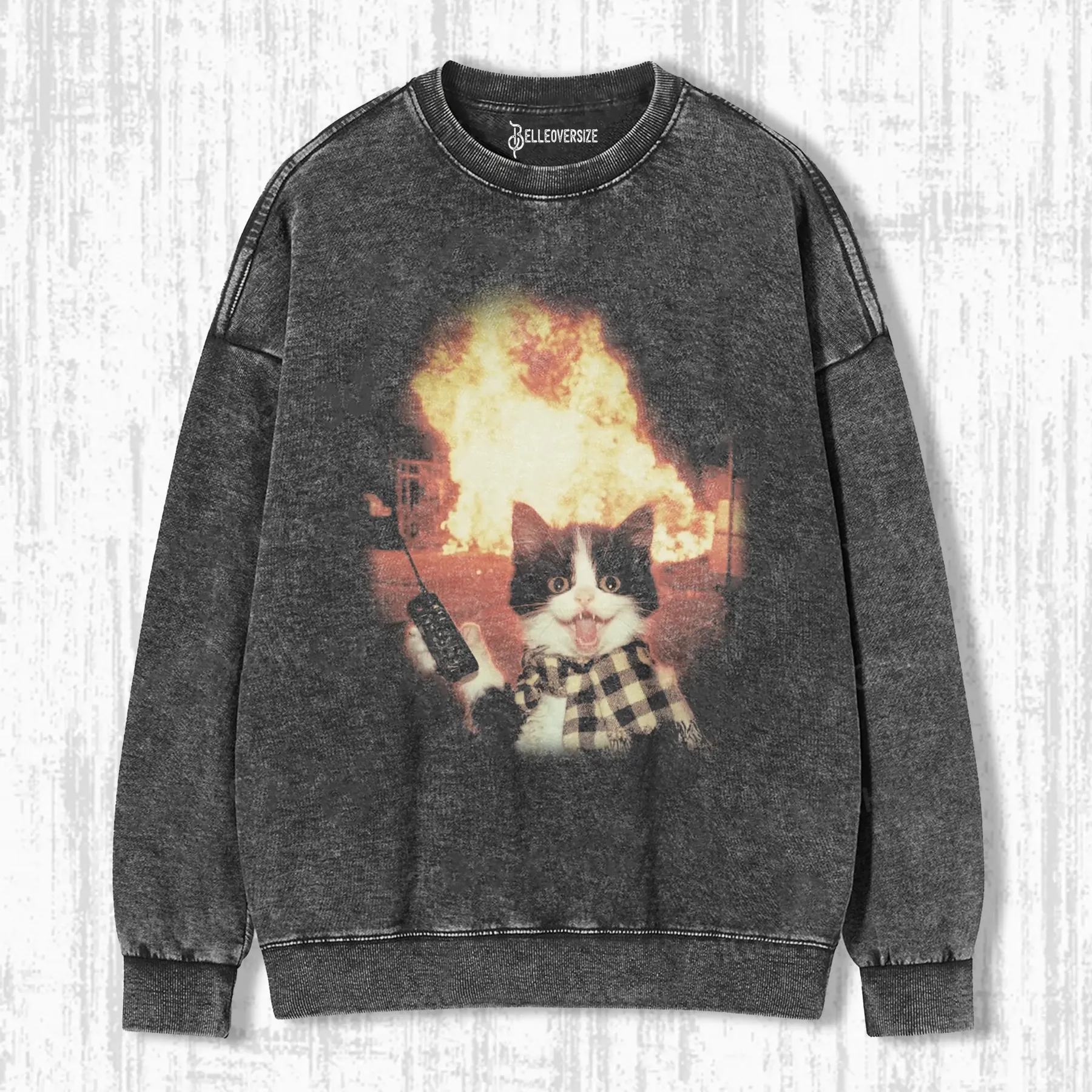 WACKY CAT  SWEATSHIRTS 