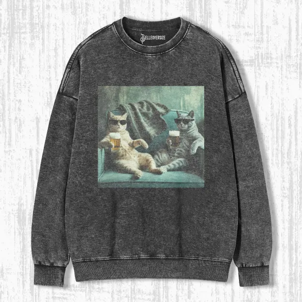 WACKY CAT SWEATSHIRTS